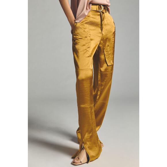 Avec Les Filles Relaxed Satin Trousers - New Size 6 - Picture 3 of 6